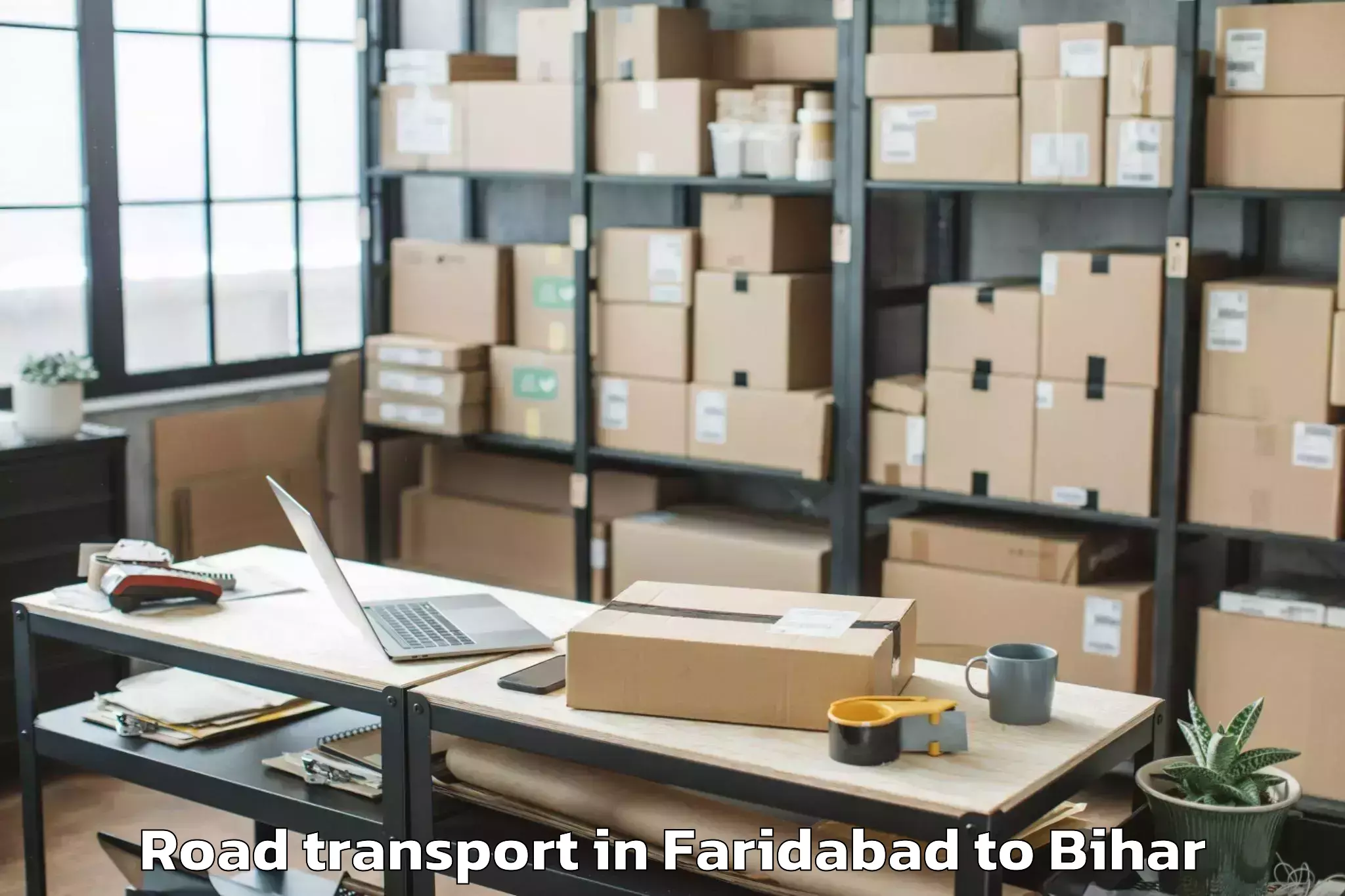 Faridabad to Jandaha Road Transport Booking